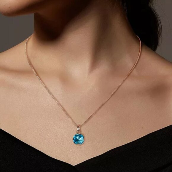 Unwritten Necklace Set Interchangeable Multi Color Glass Mix Match Pendant NIB - Picture 3 of 5